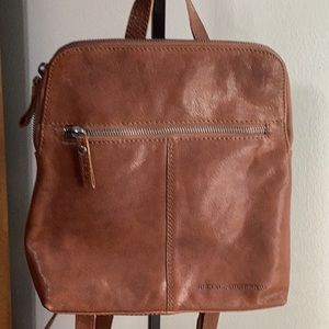 Spikes & Sparrow leather backpack